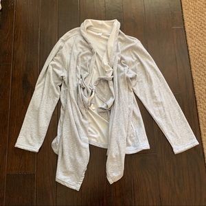 Old Navy Active Sweatshirt-Like Drapey Cardigan